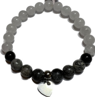 Celestial Black Gemstone Bracelet