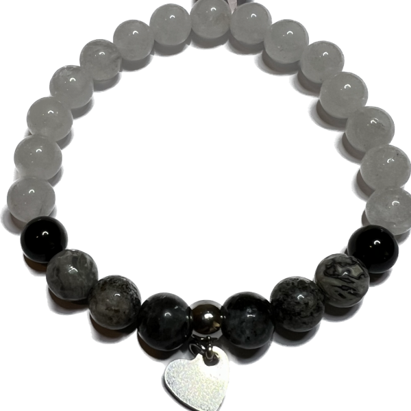 Celestial Black Gemstone Bracelet