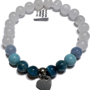 Celestial Blue Gemstone Bracelet
