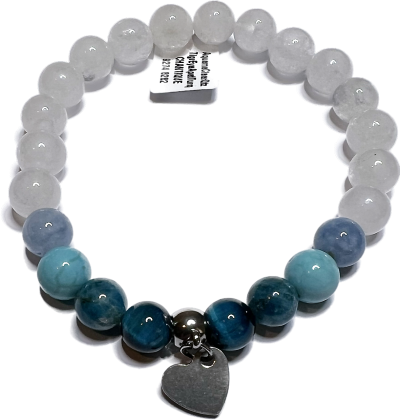 Celestial Blue Gemstone Bracelet