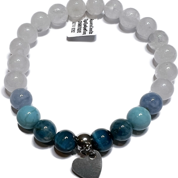 Celestial Blue Gemstone Bracelet