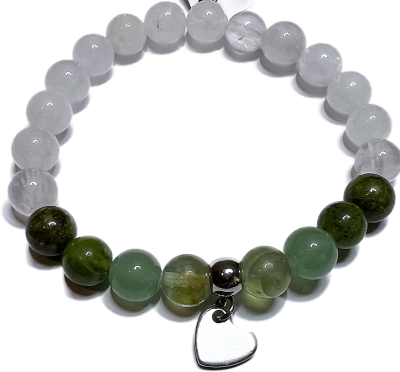 Celestial Green Gemstone Bracelet