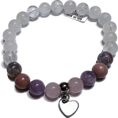 Celestial Pink Gemstone Bracelet