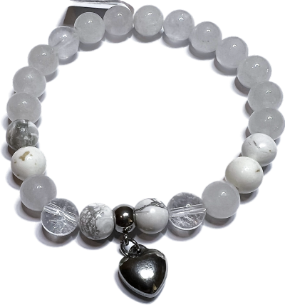 Celestial White Gemstone Bracelet