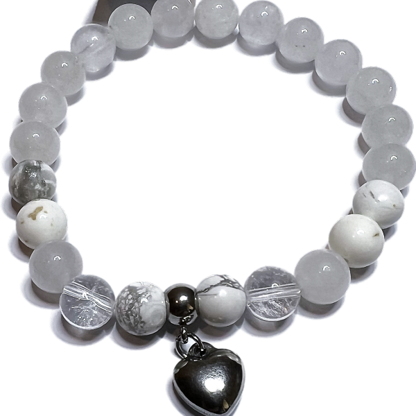 Celestial White Gemstone Bracelet
