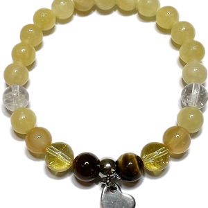 Radiant Yellow Gemstone Bracelet
