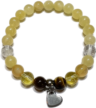 Radiant Yellow Gemstone Bracelet